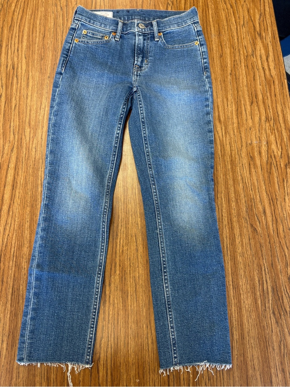 GAP Blue Denim Vintage Slim Mid Rise Jeans